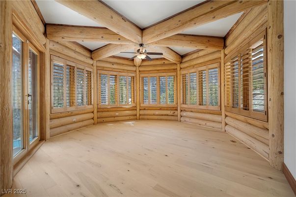 Empty room, Interior, Wooden Beams, Wood Texture Flooring, Wooden Walls