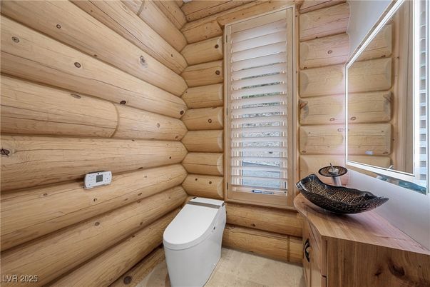 Bathroom, Interior, Wooden Walls