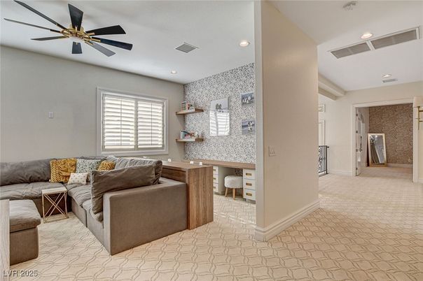 Interior, Living room, Recessed Lighting