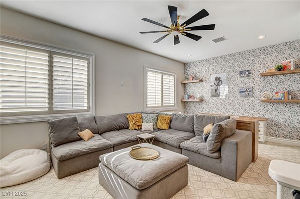 Interior, Living room, Recessed Lighting