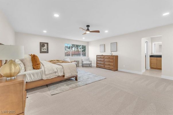 Bedroom, Interior, Recessed Lighting