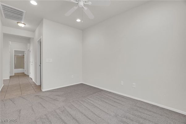 Empty room, Interior, Recessed Lighting