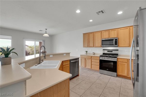 Interior, Kitchen, Recessed Lighting, Stainless Steel Appliances
