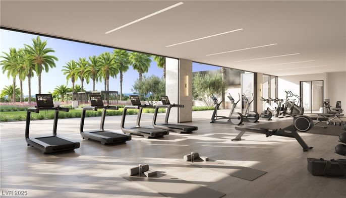 Fitness Equipment, Gym, Interior, Wood Texture Flooring