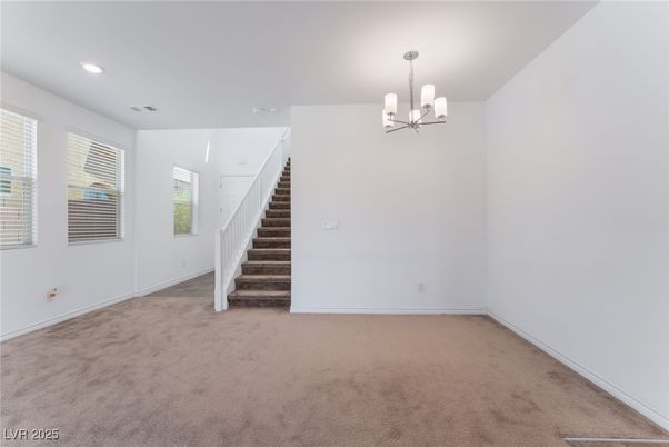 Chandelier, Empty room, Interior, Recessed Lighting