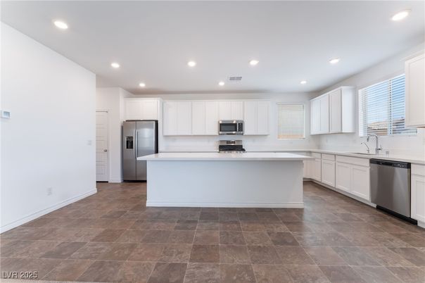 Interior, Kitchen, Recessed Lighting, Stainless Steel Appliances