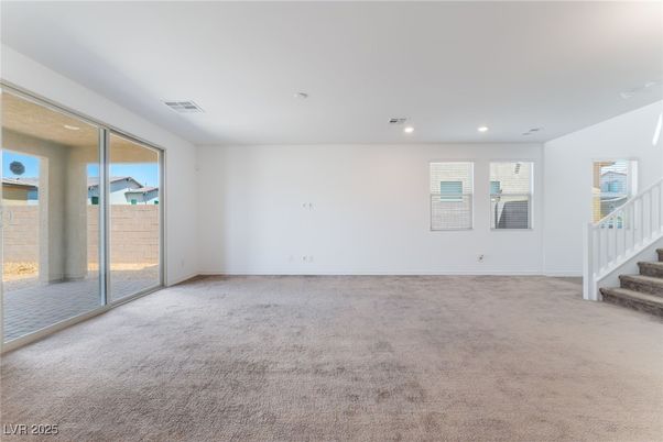 Empty room, Interior, Recessed Lighting