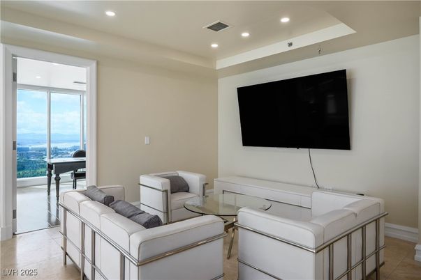 Interior, Living room, Recessed Lighting
