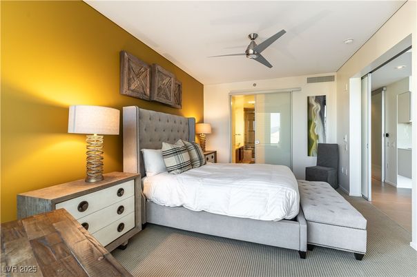 Bedroom, Interior, Recessed Lighting