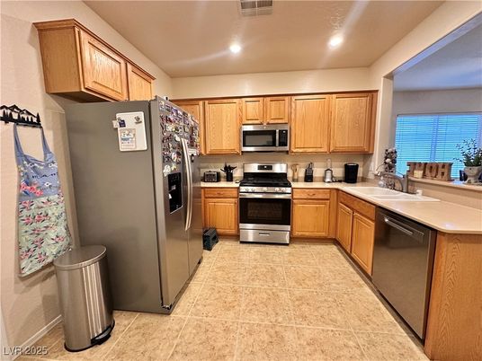 Interior, Kitchen, Recessed Lighting, Stainless Steel Appliances