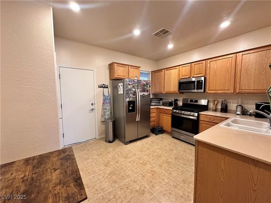 Interior, Kitchen, Recessed Lighting, Stainless Steel Appliances