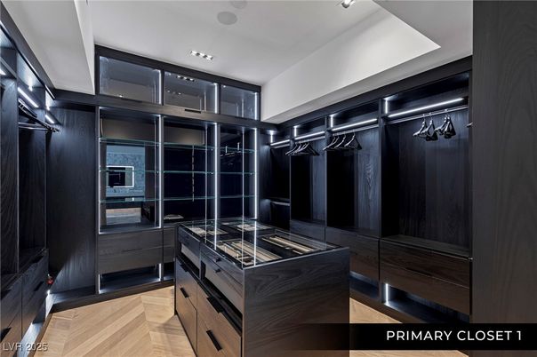 Interior, Kitchen, Recessed Lighting, Walk-in Closets, Wood Texture Flooring