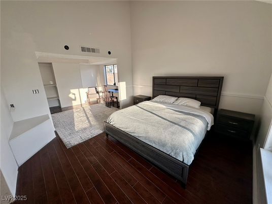 Bedroom, Interior, Wood Texture Flooring