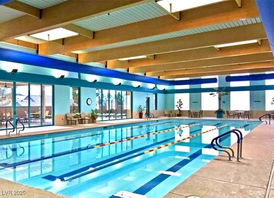 Interior, Pool, Wooden Beams