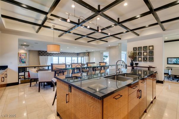 Dining room, Interior, Kitchen, Pendant Lights, Recessed Lighting
