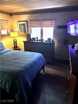 Bedroom, Interior, Wooden Beams