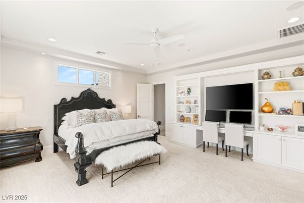 Bedroom, Home Office, Interior, Recessed Lighting