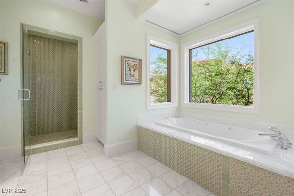 Bathroom, Glass Shower, Interior, Marble