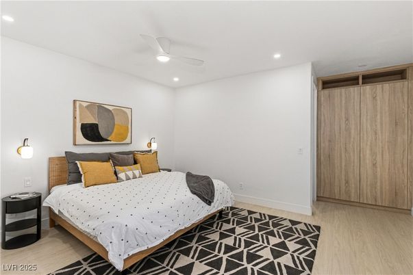 Bedroom, Interior, Recessed Lighting