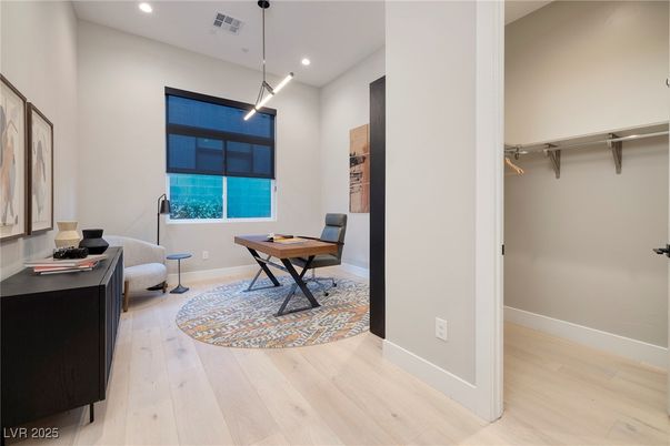 Game Room, Interior, Pendant Lights, Recessed Lighting, Wood Texture Flooring