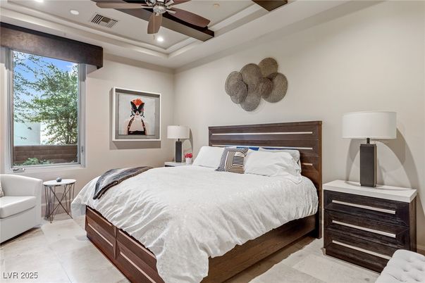 Bedroom, Interior, Recessed Lighting