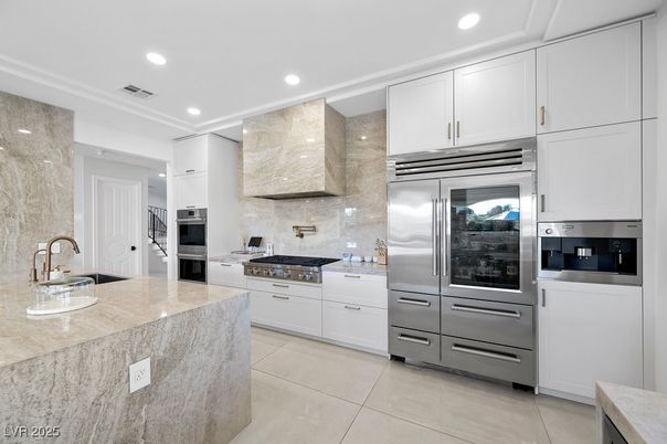 Interior, Kitchen, Recessed Lighting, Stainless Steel Appliances