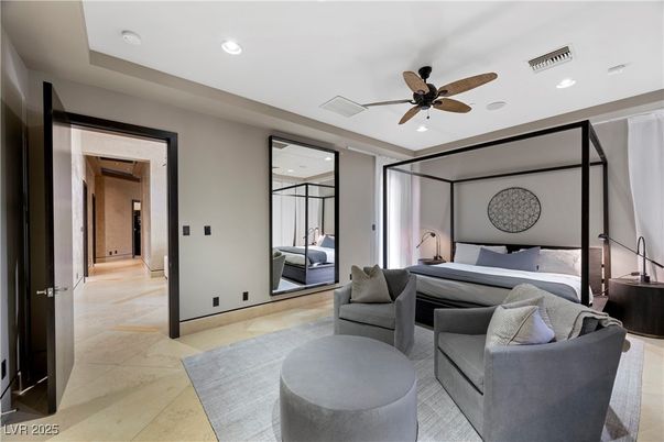 Bedroom, Interior, Recessed Lighting