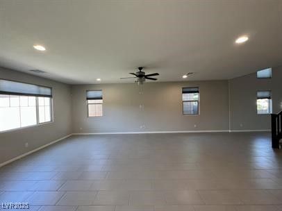 Empty room, Interior, Recessed Lighting
