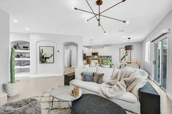 Dining room, Interior, Kitchen, Living room, Pendant Lights, Recessed Lighting