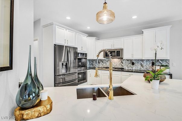 Interior, Kitchen, Recessed Lighting, Stainless Steel Appliances