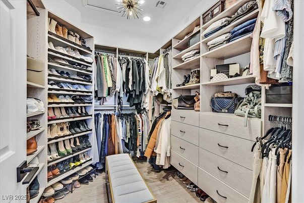 Interior, Recessed Lighting, Walk-in Closets, Wood Texture Flooring