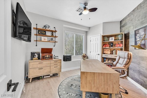 Home Office, Interior, Wood Texture Flooring