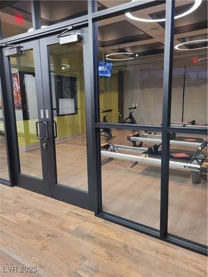 Fitness Equipment, Interior, Wood Texture Flooring