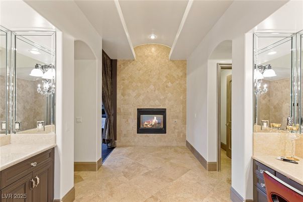 Bathroom, Fireplace, Interior, Recessed Lighting