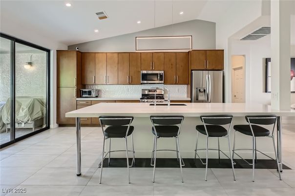 Interior, Kitchen, Recessed Lighting, Stainless Steel Appliances