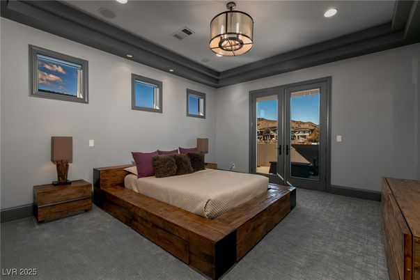 Bedroom, Interior, Recessed Lighting