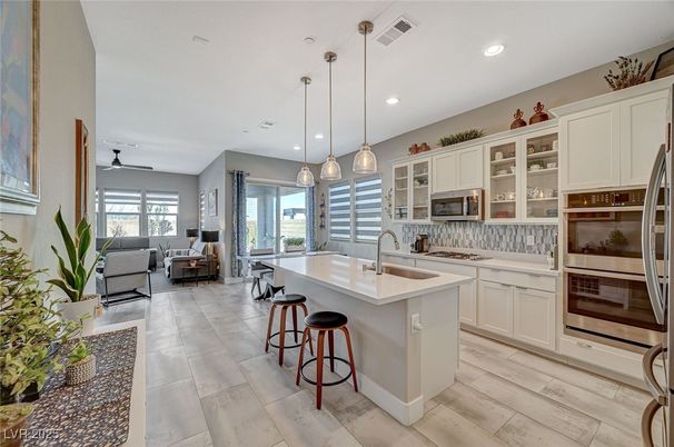Interior, Kitchen, Living room, Pendant Lights, Recessed Lighting