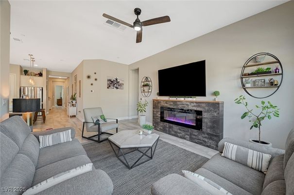 Fireplace, Interior, Living room, Pendant Lights