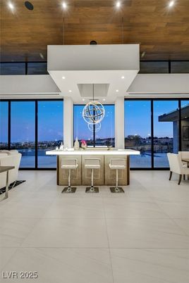 Interior, Pendant Lights, Recessed Lighting, Water, Wooden Ceilings