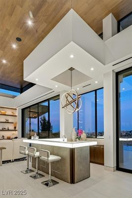 Interior, Pendant Lights, Recessed Lighting, Water, Wooden Ceilings