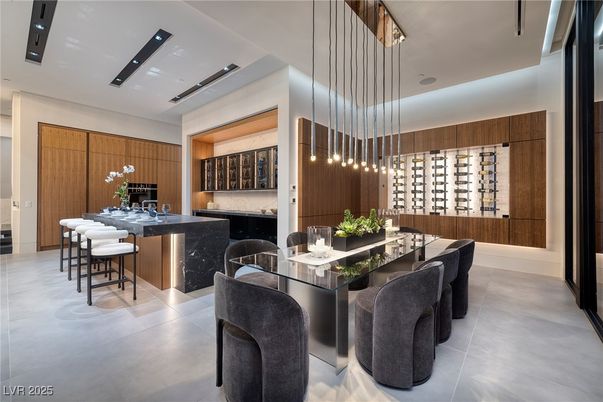 Dining room, Interior, Kitchen, Pendant Lights, Recessed Lighting