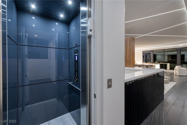 Elevator, Interior, Recessed Lighting