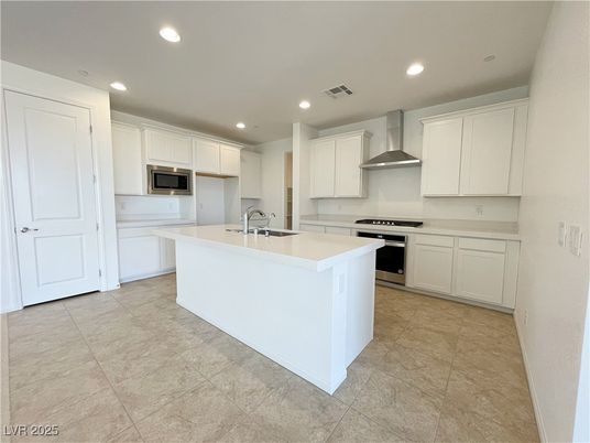 Interior, Kitchen, Recessed Lighting, Stainless Steel Appliances