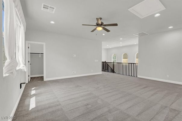 Empty room, Interior, Recessed Lighting