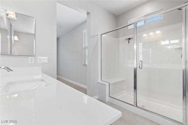 Bathroom, Glass Shower, Interior
