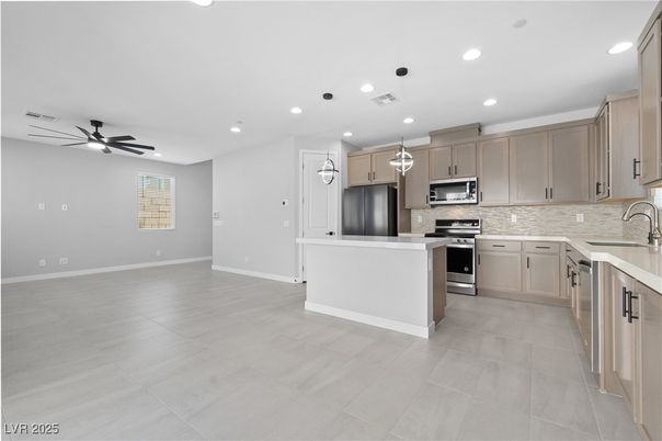 Interior, Kitchen, Recessed Lighting, Stainless Steel Appliances