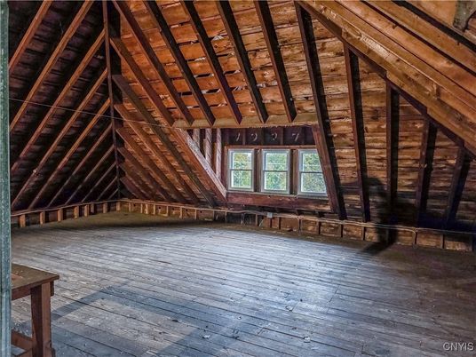 Empty room, Interior, Wooden Beams, Wooden Ceilings, Wood Texture Flooring, Wooden Walls