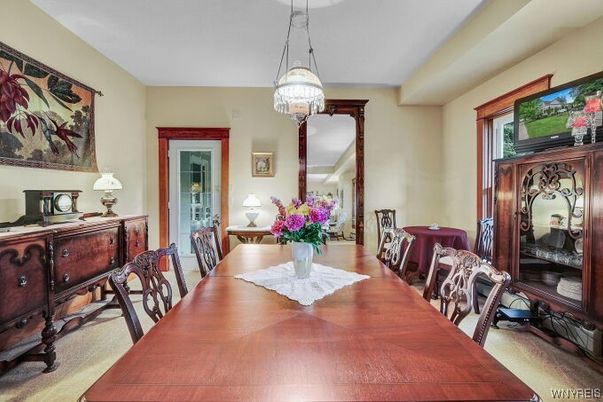 Dining room, Interior, Pendant Lights
