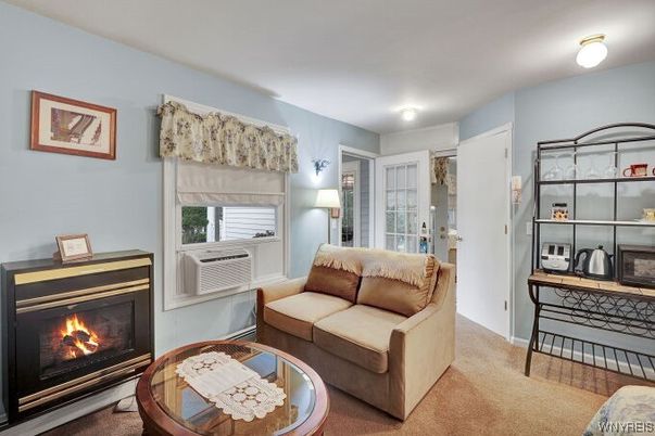 Fireplace, Interior, Living room, Recessed Lighting