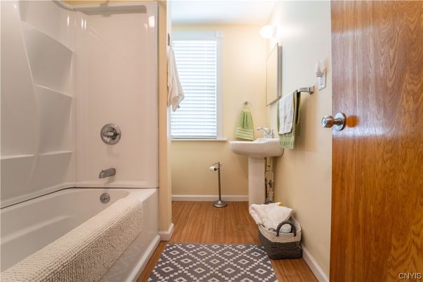 Bathroom, Interior, Wood Texture Flooring